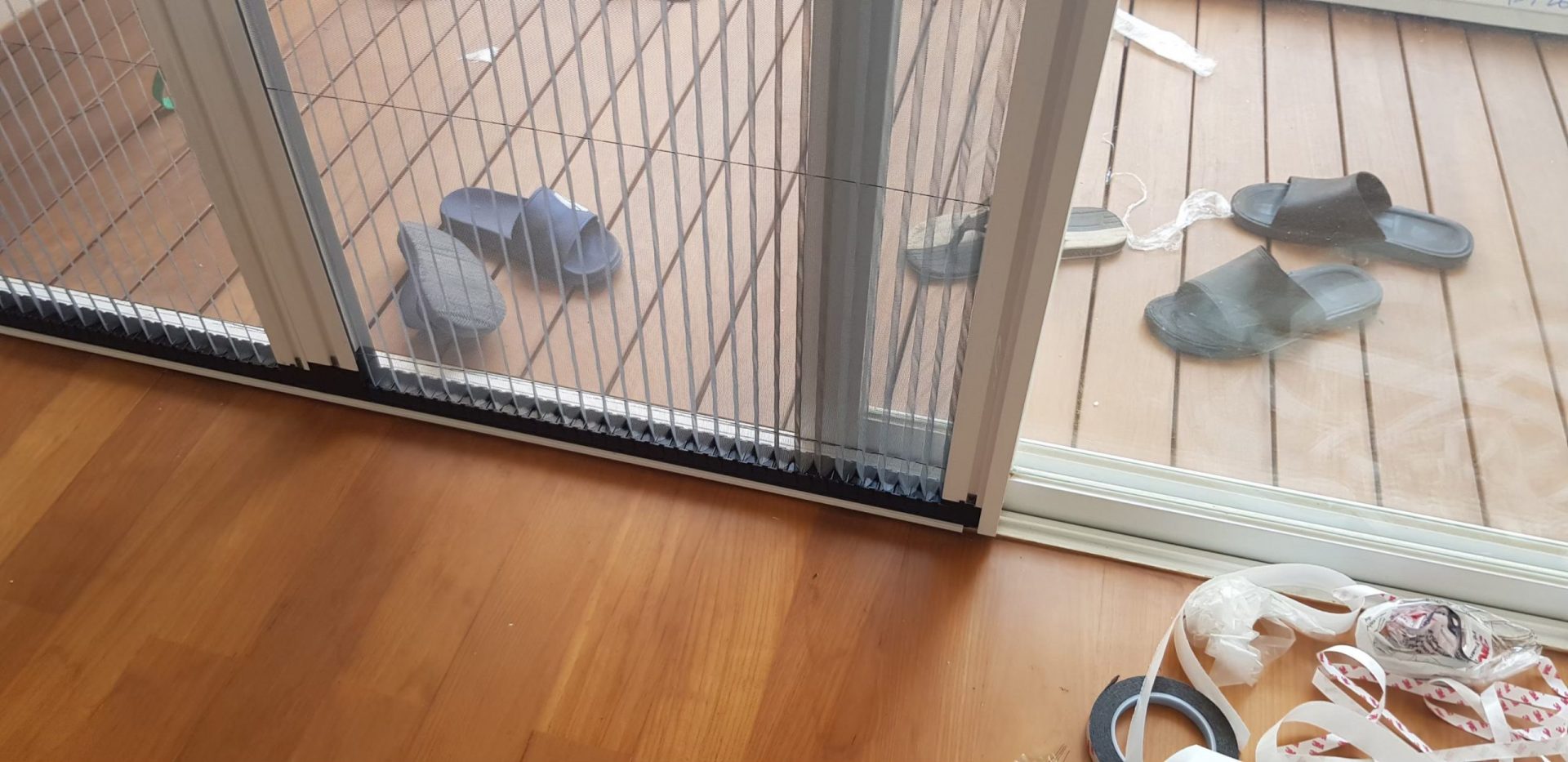 มุ้งจีบคุณภาพสำหรับประตูห้าต่าง TOSTEM