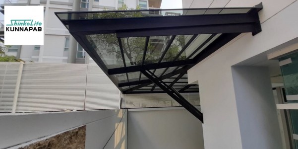 หลังคาจอดรถหน้าบ้าน scg shinkolite